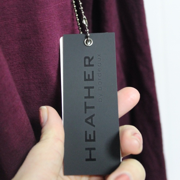 NWT Heather By Bordeaux Long Sleeve top - Picture 3 of 5